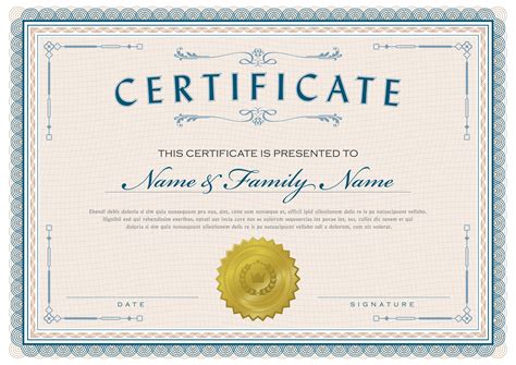 Certificate Of Vaccination Template - Creative Template Inspiration