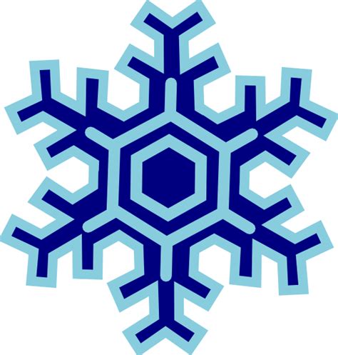 Snowflake Clip Art at Clker.com - vector clip art online, royalty free ...