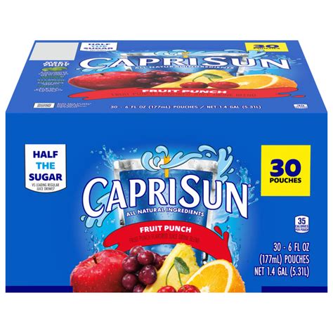 Save on Capri Sun Juice Drink Pouches Fruit Punch All Natural - 30 pk ...