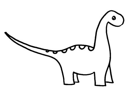 Dinosaur Outline - ClipArt Best