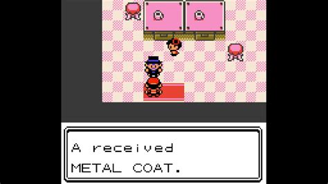 How to get a Metal Coat in Pokemon Silver - YouTube