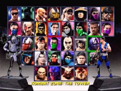 Mortal Kombat Trilogy - Character Select - YouTube