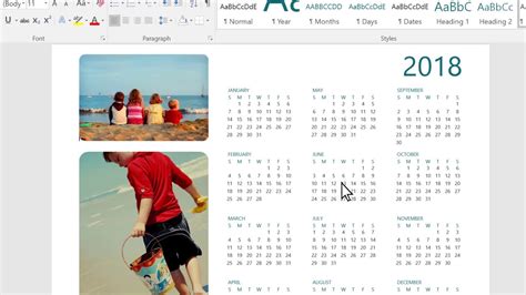 How To Make A Year Calendar In Word - Printable Form, Templates and Letter