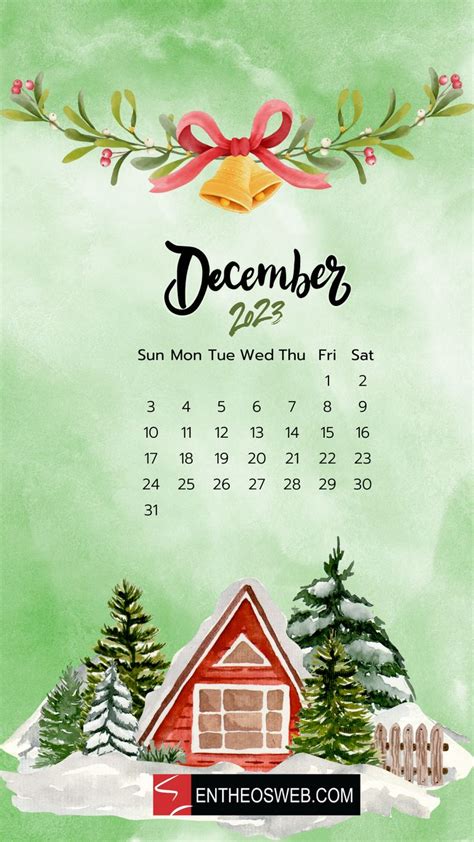 December 2023 Calendar Phone Wallpaper | EntheosWeb | Calendar ...