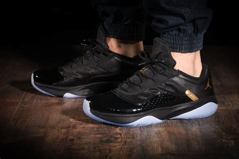 NIKE AIR JORDAN 11 RETRO LOW COMFORT DMP BLACK GOLD for £115.00 ...