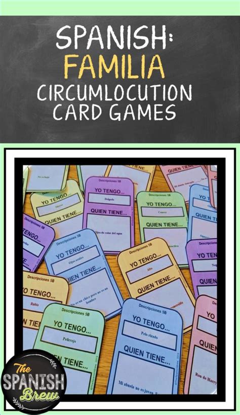 Spanish Card Games: Improving Circumlocution Skills - The Spanish Brew