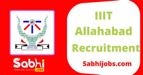 IIIT, Allahabad Recruitment 2024 | Latest Jobs @ Iiita.ac.in