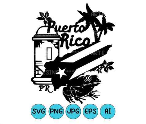 Puerto Rico Flag Svg Puerto Rico Svg Puerto Rico Clipart - Etsy