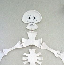 Halloween Crafts – Paper Plate Skeleton | The 36th AVENUE