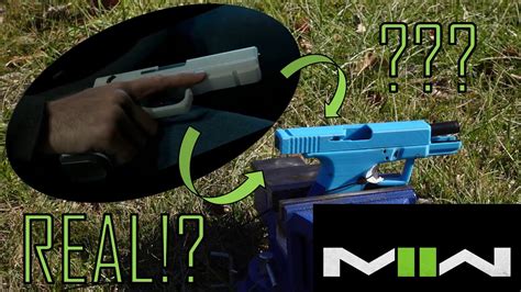 I 3D Printed the "No Russian" Glock from MW2 - Will it Work? - YouTube