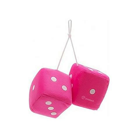 Zone Tech Light Pink Hanging Dice- A Pair - Walmart.com - Walmart.com