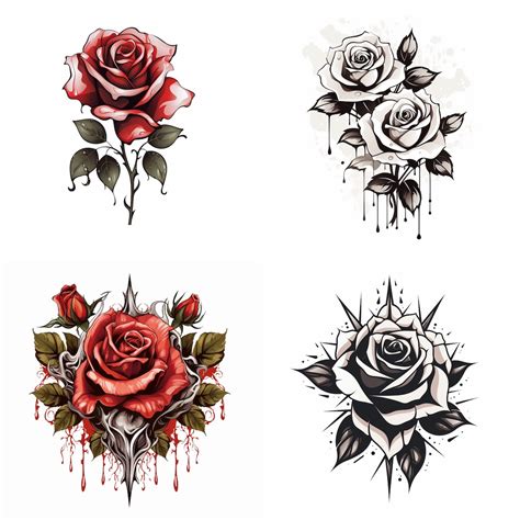 Rose Tattoo Designs, Simple Small Rose Tattoos Designs, Traditional ...