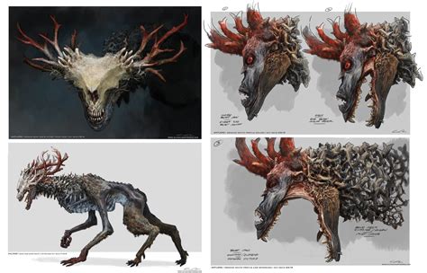 Wendigo, Antlers — Concept Art Association