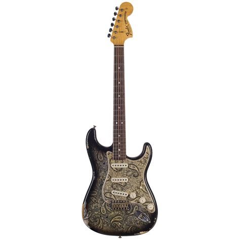 Fender Custom Shop 1969 Relic Strat Black Paisley « E-Gitarre