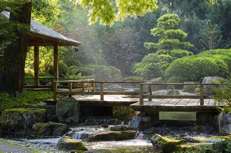 Germany, Bavaria, Augsburg, Botanical Garden, Japanese Garden ...