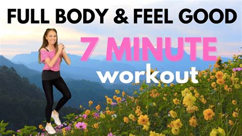 7 Minute Feel Good Workout at Home - Full Body Low Cardio - Boost ...