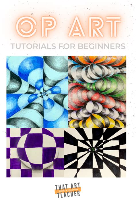 Op Art Tutorials for Beginners - THAT ART TEACHER