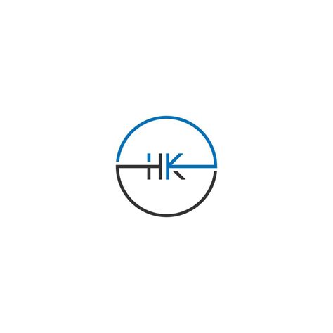 HK logo letter design concept 7051604 Vector Art at Vecteezy