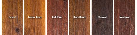 Stain Colors - One Time Wood