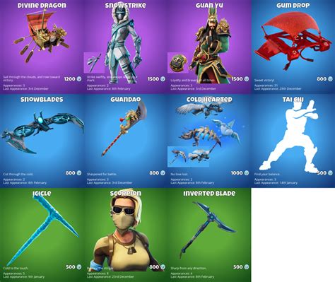 Fortnite Item Shop 9th February - All Fortnite Skins & Cosmetics ...