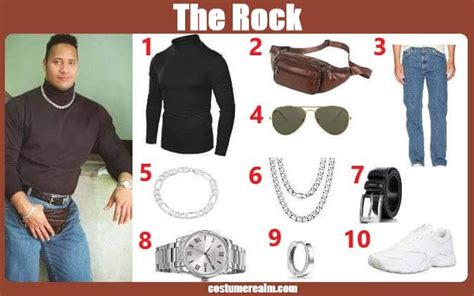 💪 The Rock Costume | Halloween Guide | Costume Realm