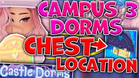 DORMS CHEST LOCATIONS! UPDATE RELEASED! Royale High Campus 3 New School ...