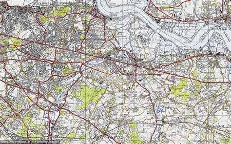 Historic Ordnance Survey Map of Dartford, 1946