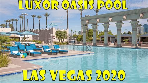 Luxor Hotel Pool Tour 2020 - YouTube