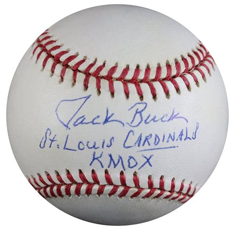 Baseball - Jack Buck - Images | PSA AutographFacts℠