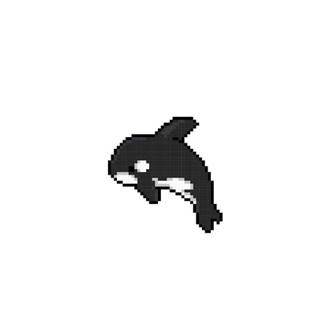 un orca en píxel Arte estilo 22471805 Vector en Vecteezy