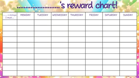 Free Printable, Customizable Reward Chart Poster Templates, 43% OFF