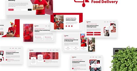 Fooders - Food Delivery Powerpoint Template Incl. food & order - Envato ...