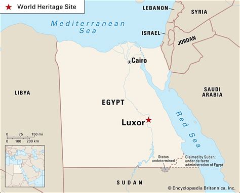 Map Of Luxor Egypt - Kial Selina