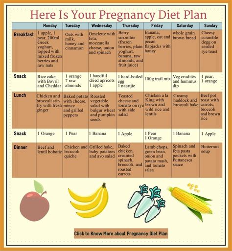 Your Perfect Pregnancy Diet Plan (Pregnancy Meal Plan)