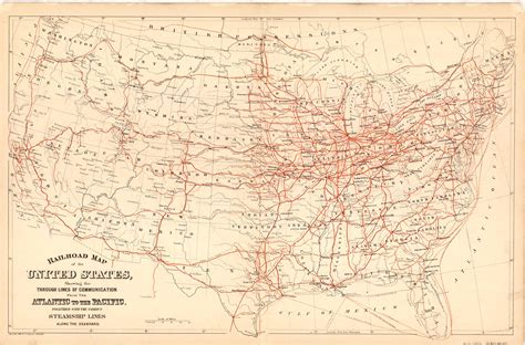 United States Railroad Map