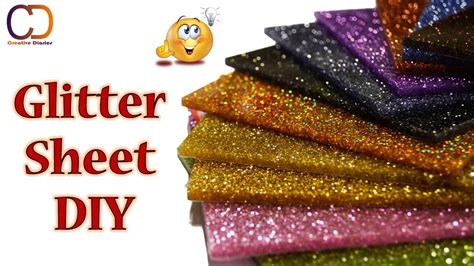 3 EASY & QUICK GLITTER FOAM SHEET DIY CRAFT IDEAS III Creative Diaries ...