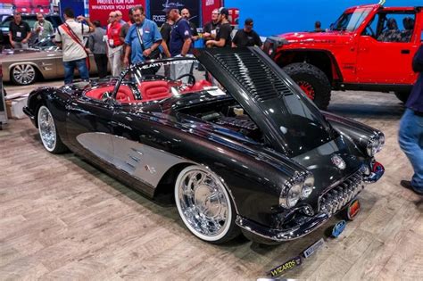 Stunning Restomod C1 Corvette Has the Prettiest Paint at SEMA