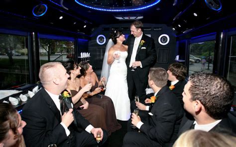 wedding-party-bus-limo - Roman Limousine