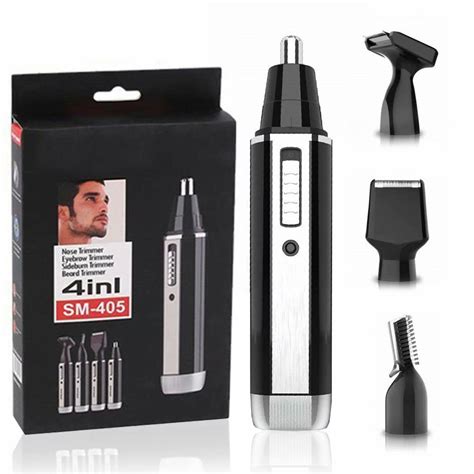 Ear and Nose Hair Trimmer Clipper for Men Women,4 in 1 USB Rechargeable ...