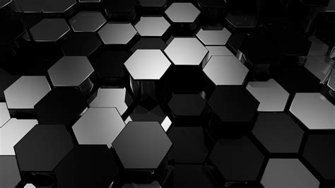 Black Hexagon Wallpaper - WallpaperSafari