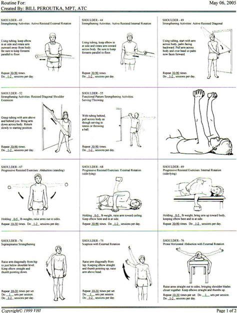 Shoulder range of motion exercises