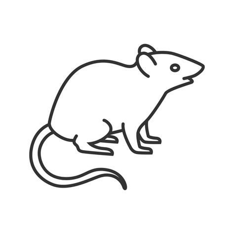 Mouse linear icon 3766758 Vector Art at Vecteezy