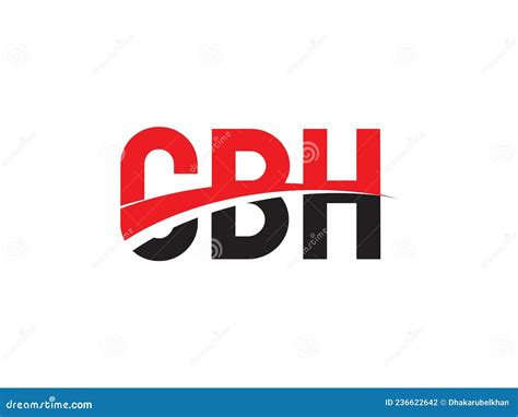 CBH Letter Initial Logo Design Vector Illustration Stock Vector ...