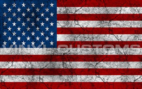 Worn Cracked American Flag Vinyl Decal Sticker - Etsy