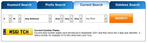 DVLA Personalised Number Plates