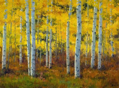 Painting Landscapes: Aspen Trees - OutdoorPainter | Aspen trees ...