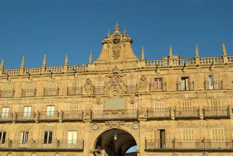 The Plaza Mayor of Salamanca Stock Photo - Image of spain, tranquility ...