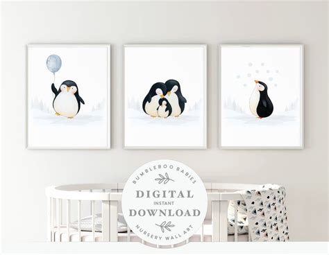 Penguin Nursery Decor Nursery Decor Baby Decor Nursery Wall | Etsy ...