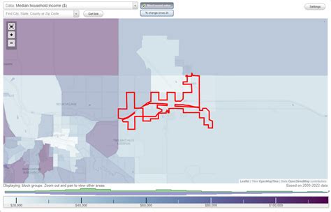 Box Elder, South Dakota (SD) income map, earnings map, and wages data