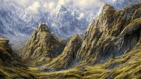 lord of the rings scenery, by alan lee, intricate, | Stable Diffusion